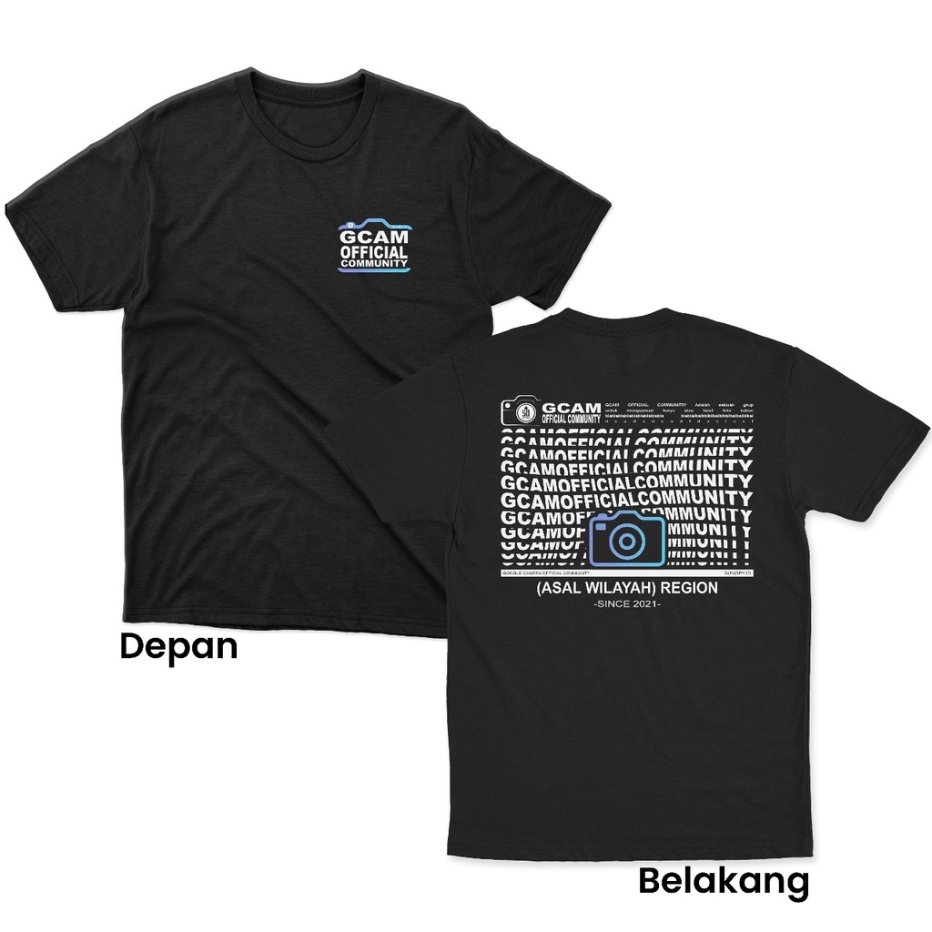 SUNOPY - Kaos Kolaborasi Sunopy x GCAM - 20s Cotton Combed - Kaos Unisex Pria & Wanita - Kaos GCAM -