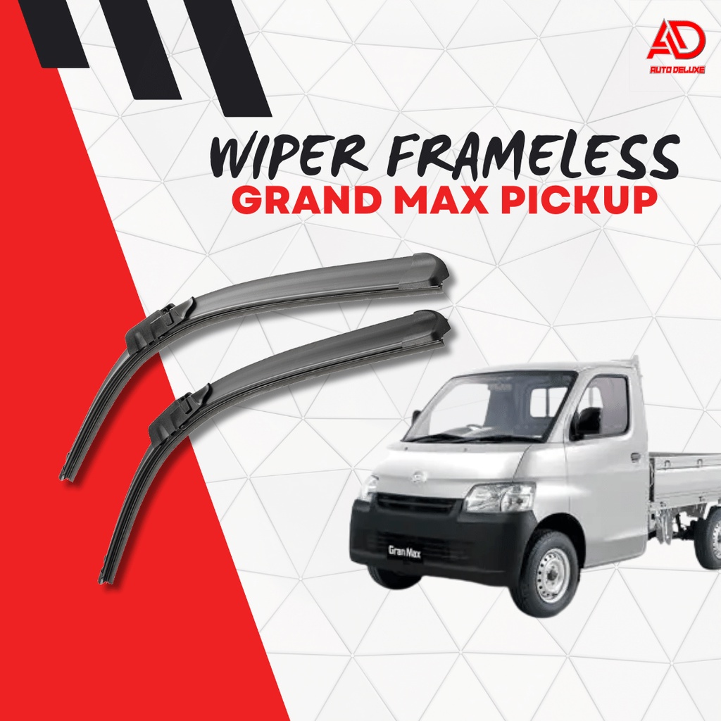 Wiper Mobil Pick Up Gran Max Sapuan Kaca Mobil Model Frameless Banana Karet 1 Set Ori Variasi Mobil 