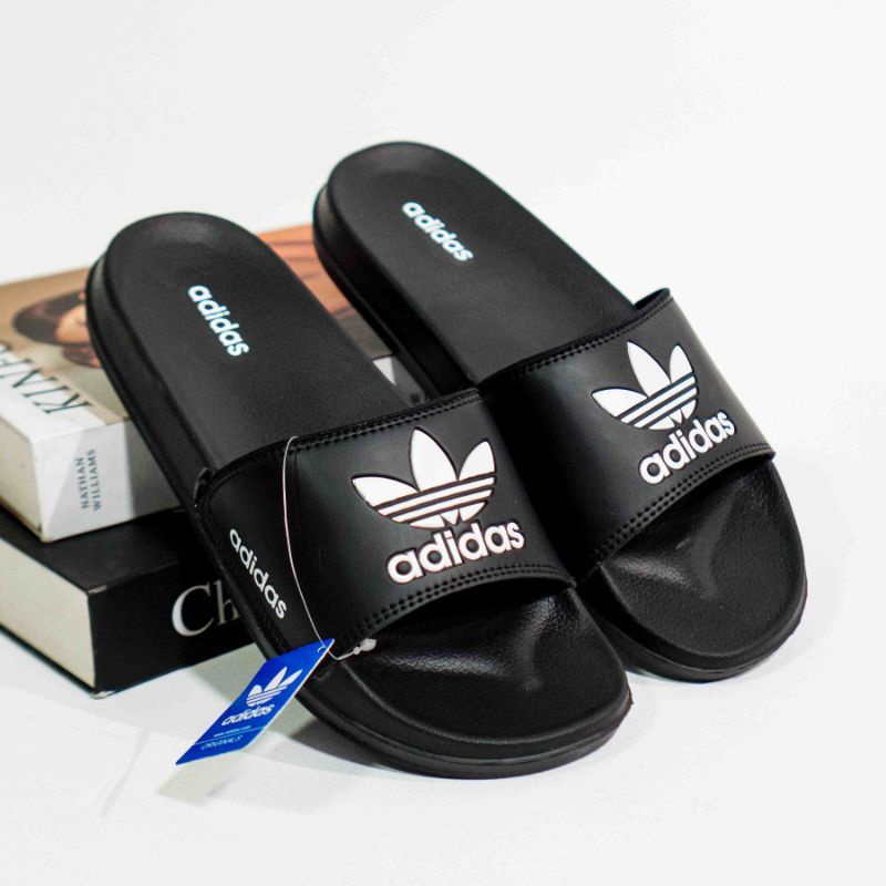 ADIDAS - Sendal Slop / Sandal Selop / Slip On Grade Ori Pria Dan Wanita Model Terbaru Size 39-43