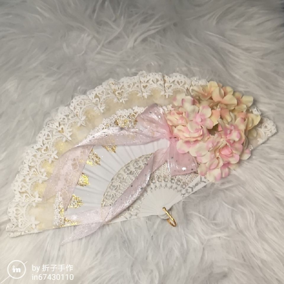Female Lolita Elegant Lace Wedding Palace Dress Retro Fan