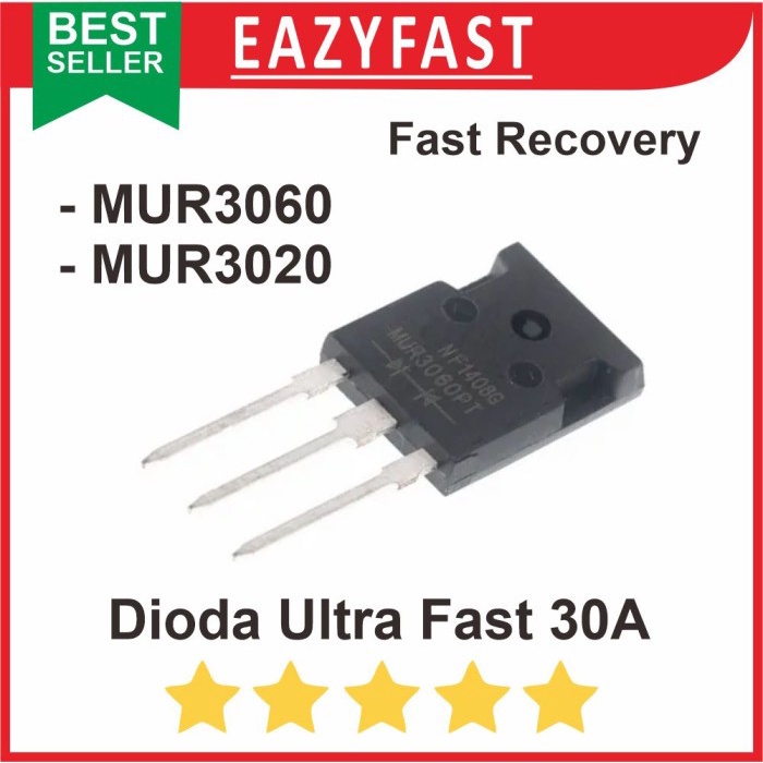 Dioda Ultra Fast 30A 30 A MUR3020 MUR3060 High Speed Recovery Diode