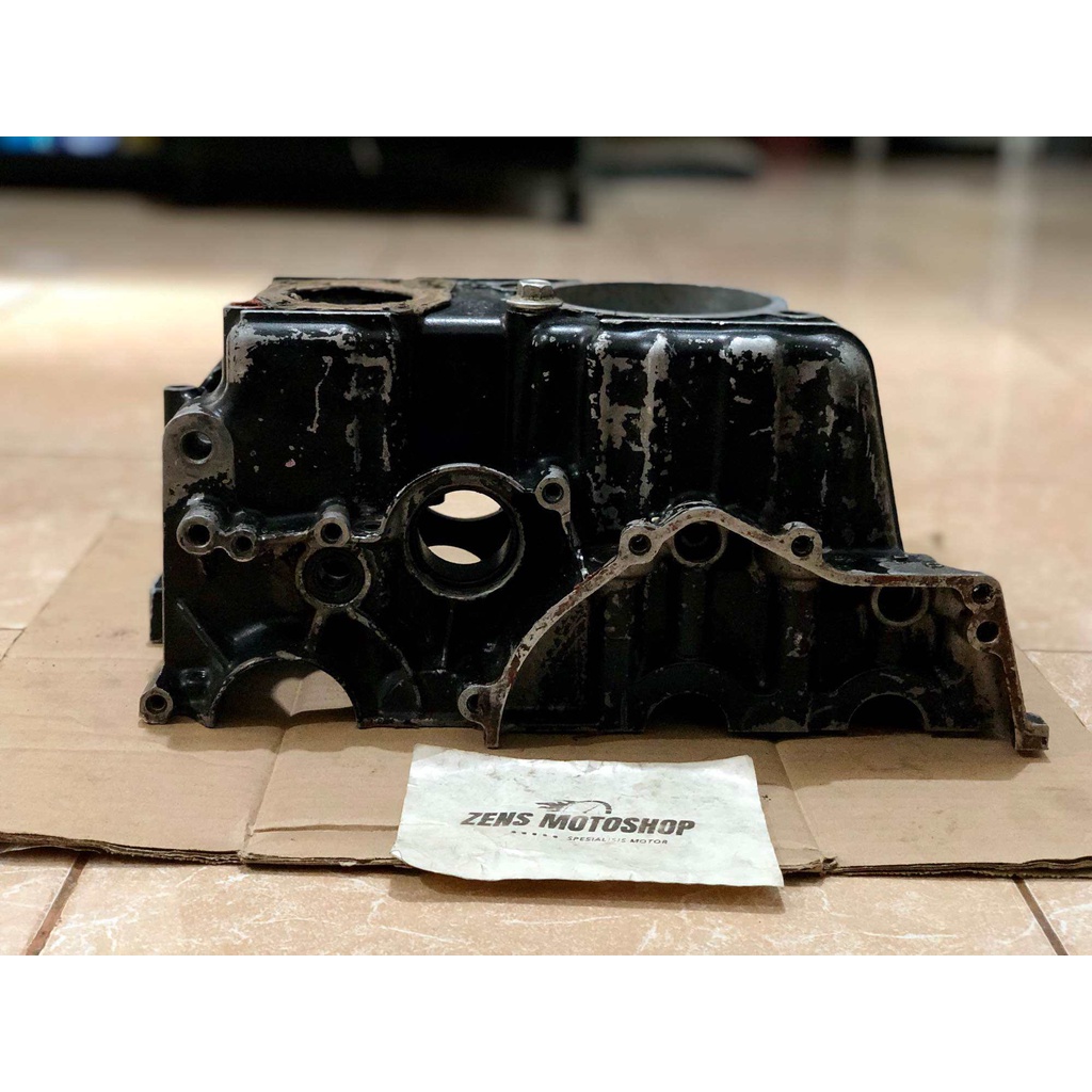 Crankcase Rengkes Kalter Bawah Ninja 250 Karbu Original Copotan