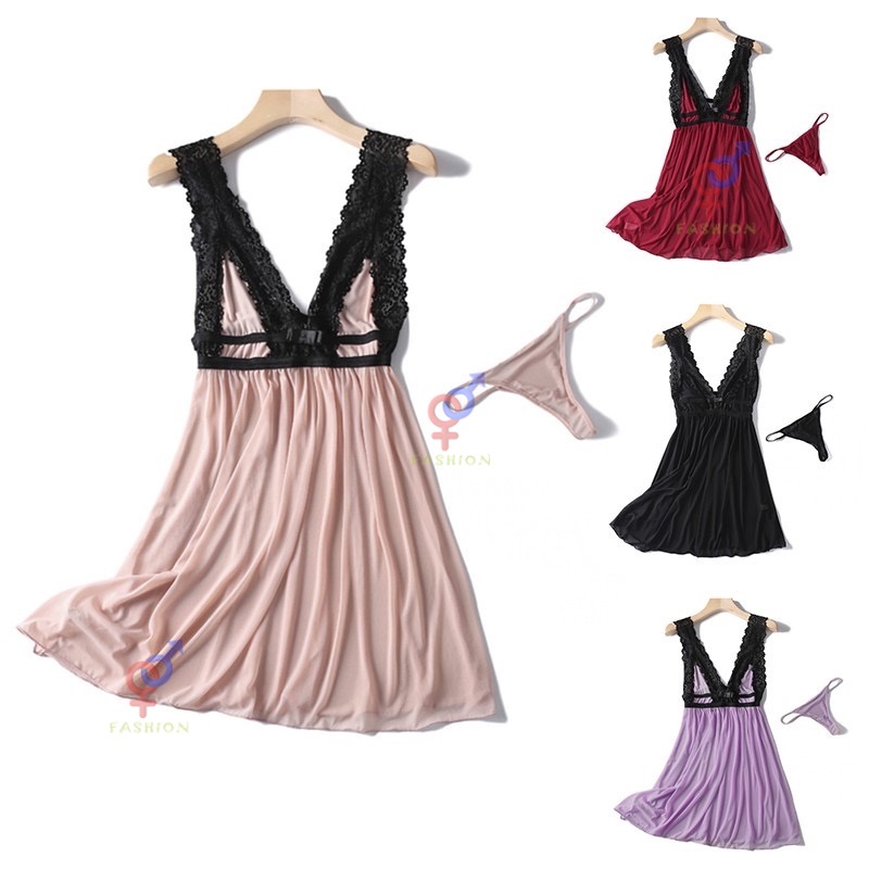 Pakaian Dalam Wanita Kualitas Tinggi Seksi Renda Hitam Pakaian Dalam Wanita Kamisol Atasan dengan Celana Pendek Jumpsuit Piyama Set Pakaian Dalam Seksi Wanita Pakaian Dalam Transparan Brukat Cantik-8