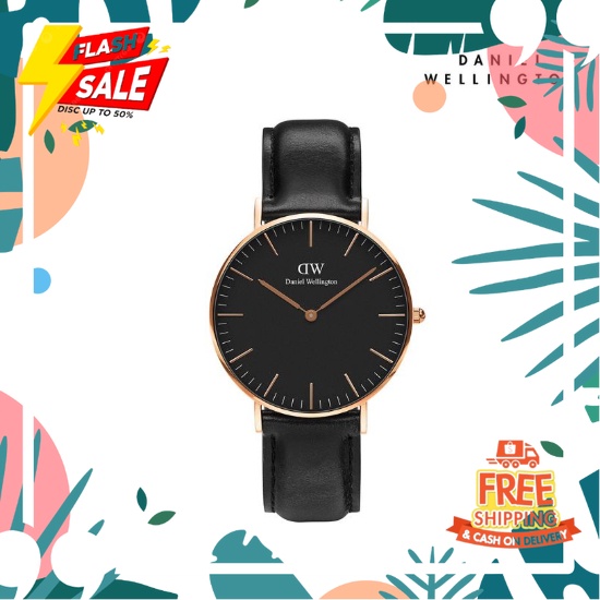 11.11 SALE CLASIC CASUAL // 100%ORI DW JAM TANGAN PRIA DW KULIT PREMIUM DIAMETER 40MM||JAM TANGAN FA