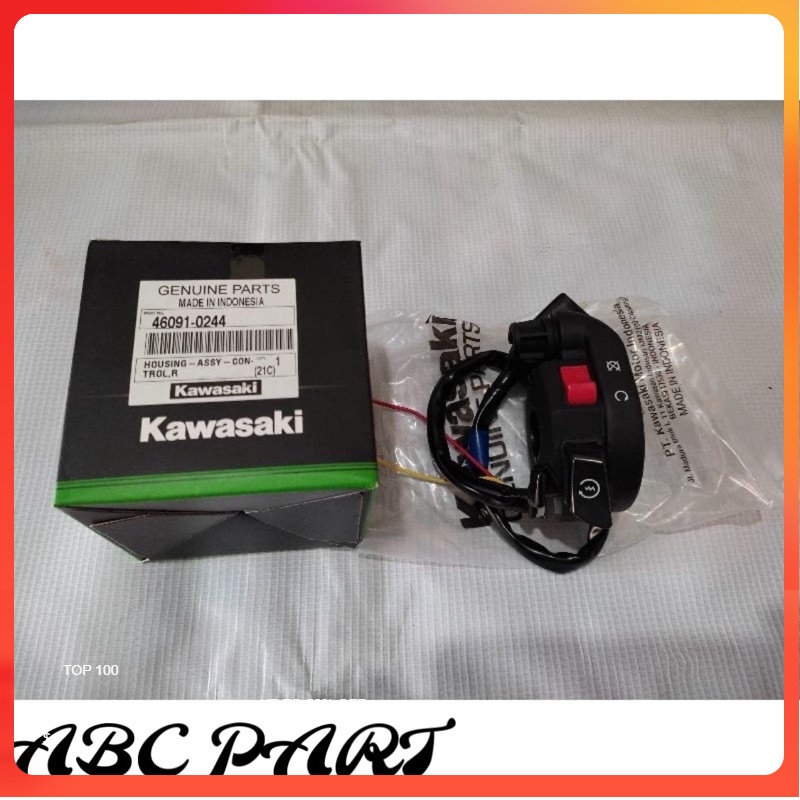 holder kanan ninja ksr original kawasaki 46091-0244