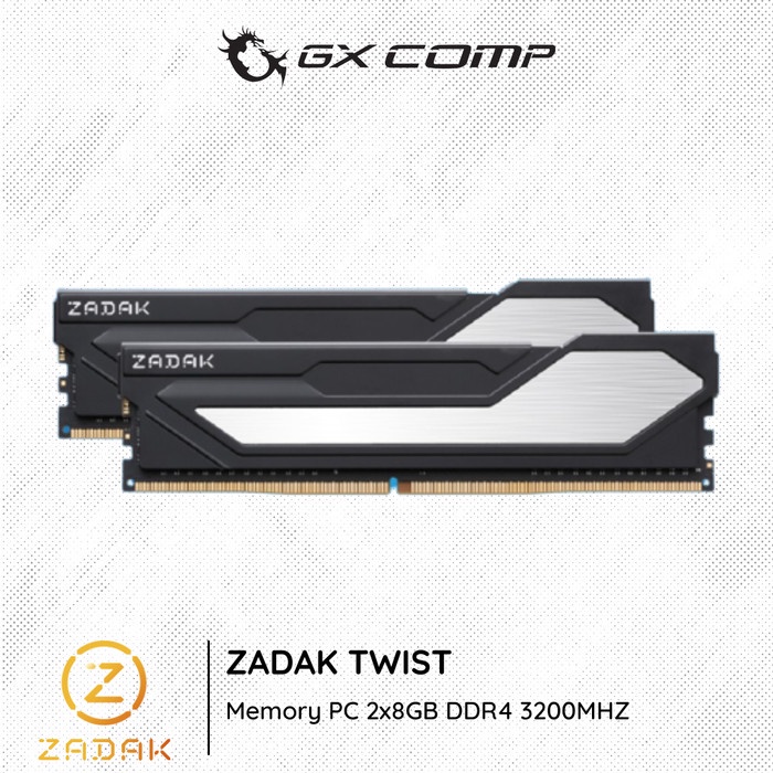 ZADAK Apacer TWIST Longdimm DDR4 2x8GB 3200Mhz | Memory RAM PC 16GB Kit PC 3200