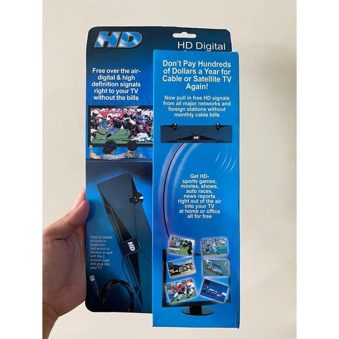 Antena Dalam Ruangan Bersih HD Digital Antenna Clear Vision