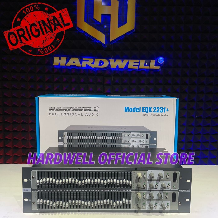 Equalizer Hardwell EQX 2231+ Original Equalizer With Output Subwoofer