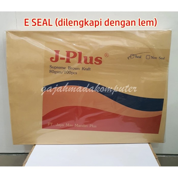 

Amplop Kertas Coklat Samson E SEAL J Plus uk Extra Folio isi 100pcs