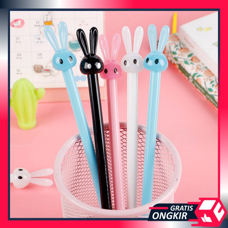 

Gratis Ongkir - S6073 Pena Bentuk Karakter Kepala Kelinci / Bolpen Karakter Bunny Lucu Unik / Pulpen Karakter Gel Imut / Pulpen Gel Pena