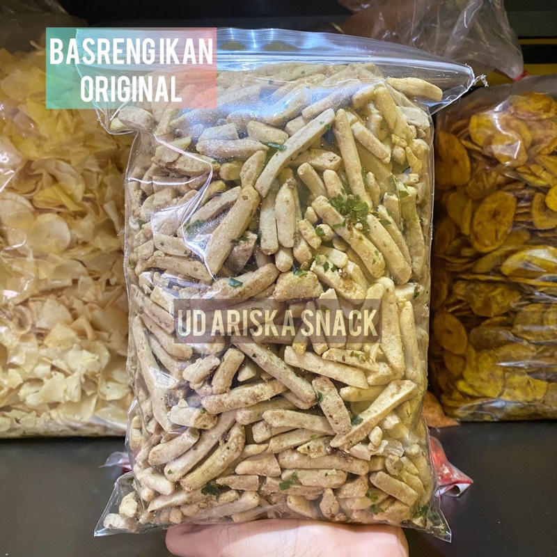 

Basreng Ikan Stik Original 500gr Gurih Renyah ASG