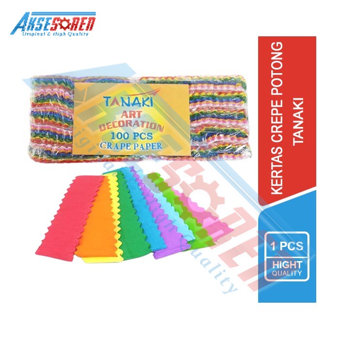 Aksesoren Kertas Crepe Potong / Hiasan Dekorasi Pesta / Hiasan Ulang Tahun / Perlengkapan Aksesoris 