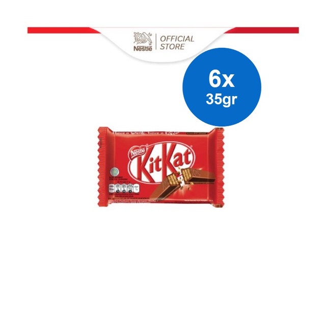 

Nestle KitKat Cokelat Wafer 35 gr x 6