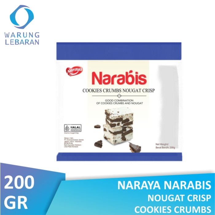 

Naraya Narabis Cookies & Cream Nougat Crisp 200gr