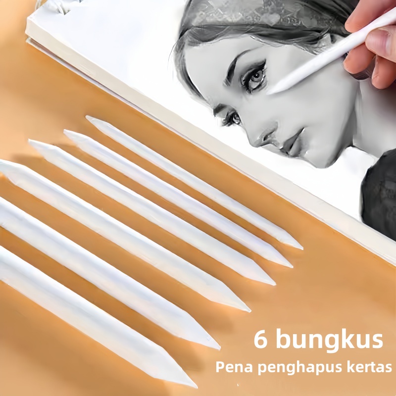 

Pena penghapus kertas/Pena penghapus kertas sketsa sorot seni/Pena penghapus kertas perlengkapan aplikasi lukisan/Pena seni profesional-YuanYuan Mall