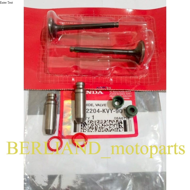 Bos botol klep+klep set seal klep Beat fi karbu Scoopy Spacy karbu kode part(kvy)