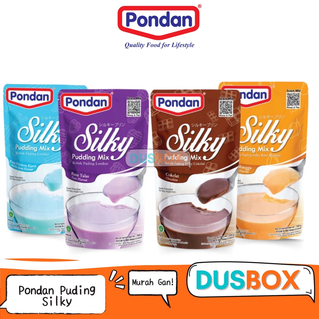 

Pondan Puding Silky / Puding Pondan / Pondan Puding Mangga / Puding Pondan Coklat / Puding Silky / Pudding Silky / Bubuk Puding /