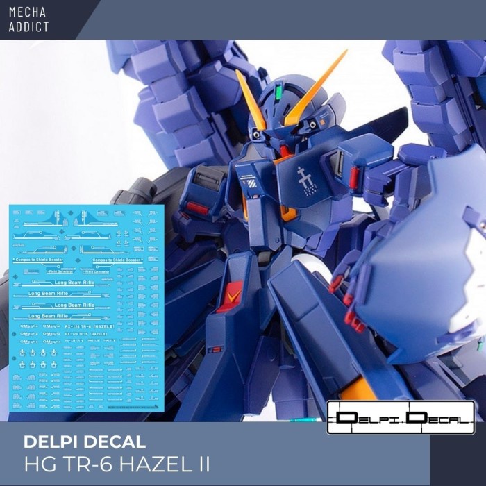 Water Slide Decal HG TR 6 Hazel ii by DELPI