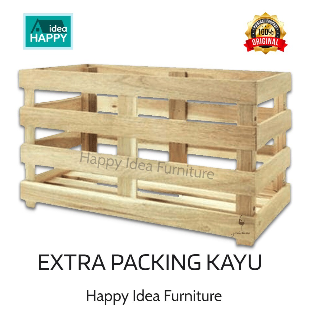 

- Extra Packing Kayu / Palet Kayu Pengaman Extra
