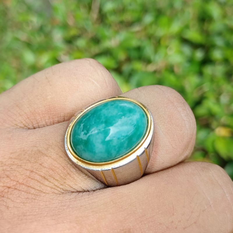 CINCIN BATU GIOK THAILAND ORIGINAL STONE