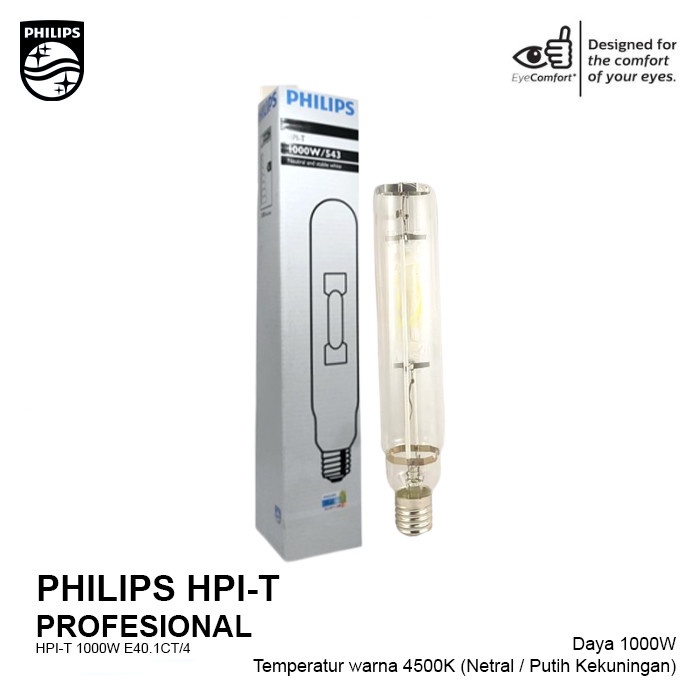 PHILIPS Master HPI-T 1000W 643 E40 - Metal Halide