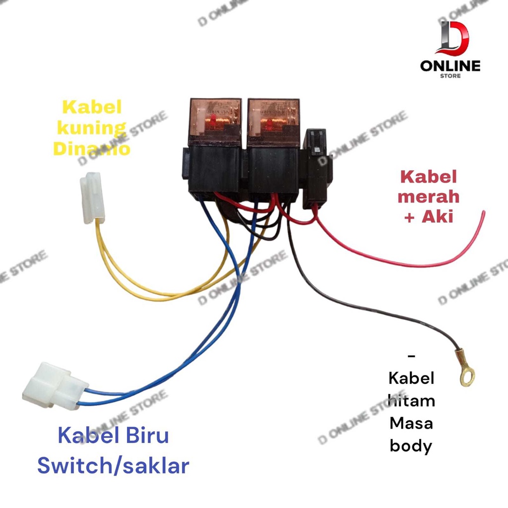 Relay power window timor/ penguat power window mobil