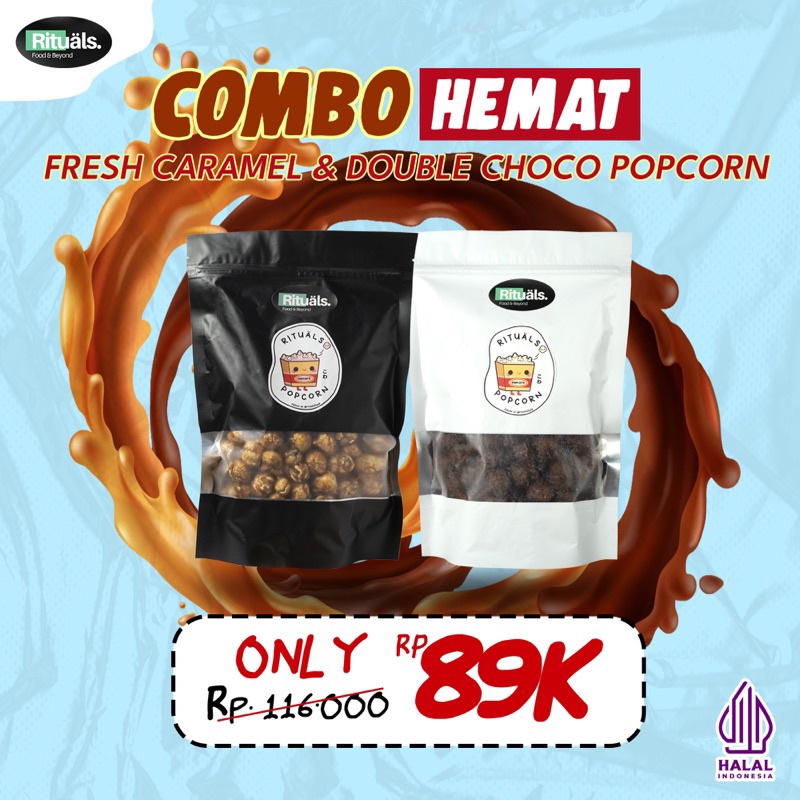 

[Happiness] 2 Bungkus Rituals Popcorn Mix Variant - Homemade by Willy Kun