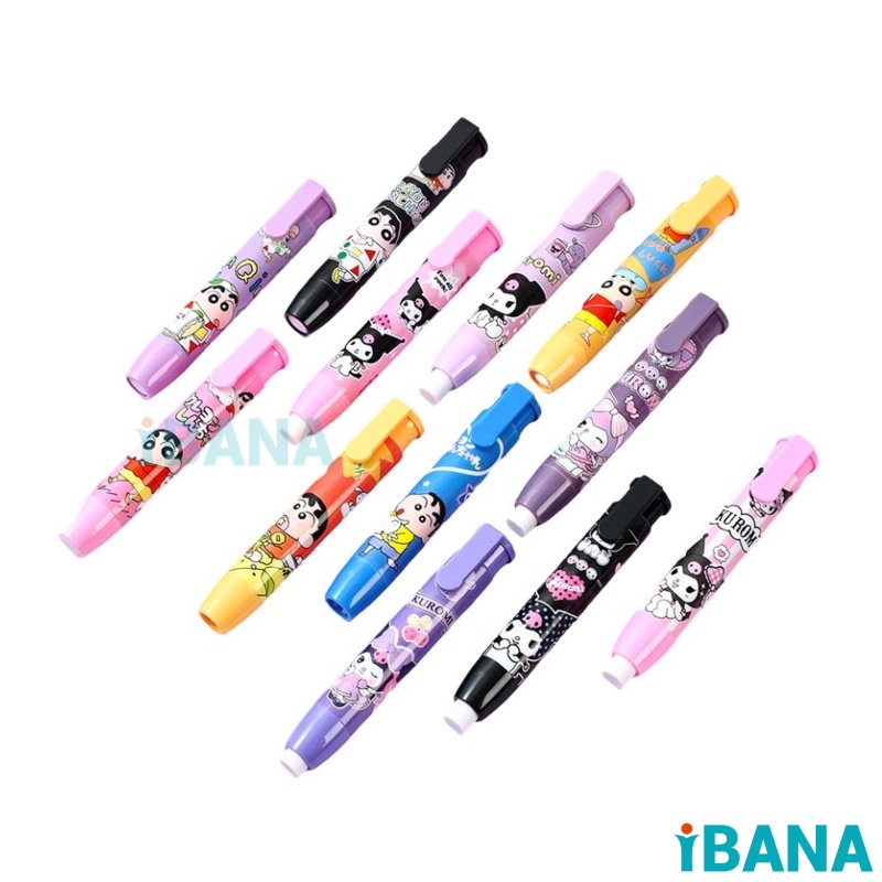 

IBANA PENGHAPUS MOTIF KARAKTER PENGHAPUS PENSIL MECHANICAL KARTUN PENGHAPUS SLIDING PERLENGKAPAN SEKOLAH ANAK ALAT TULIS KANTOR MECHANICAL SLIDING ERASER