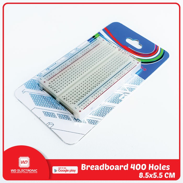 BREADBOARD 400 POINT PROJECT BOARD 400 TITIK BREADBOARD KECIL MINI CO27
