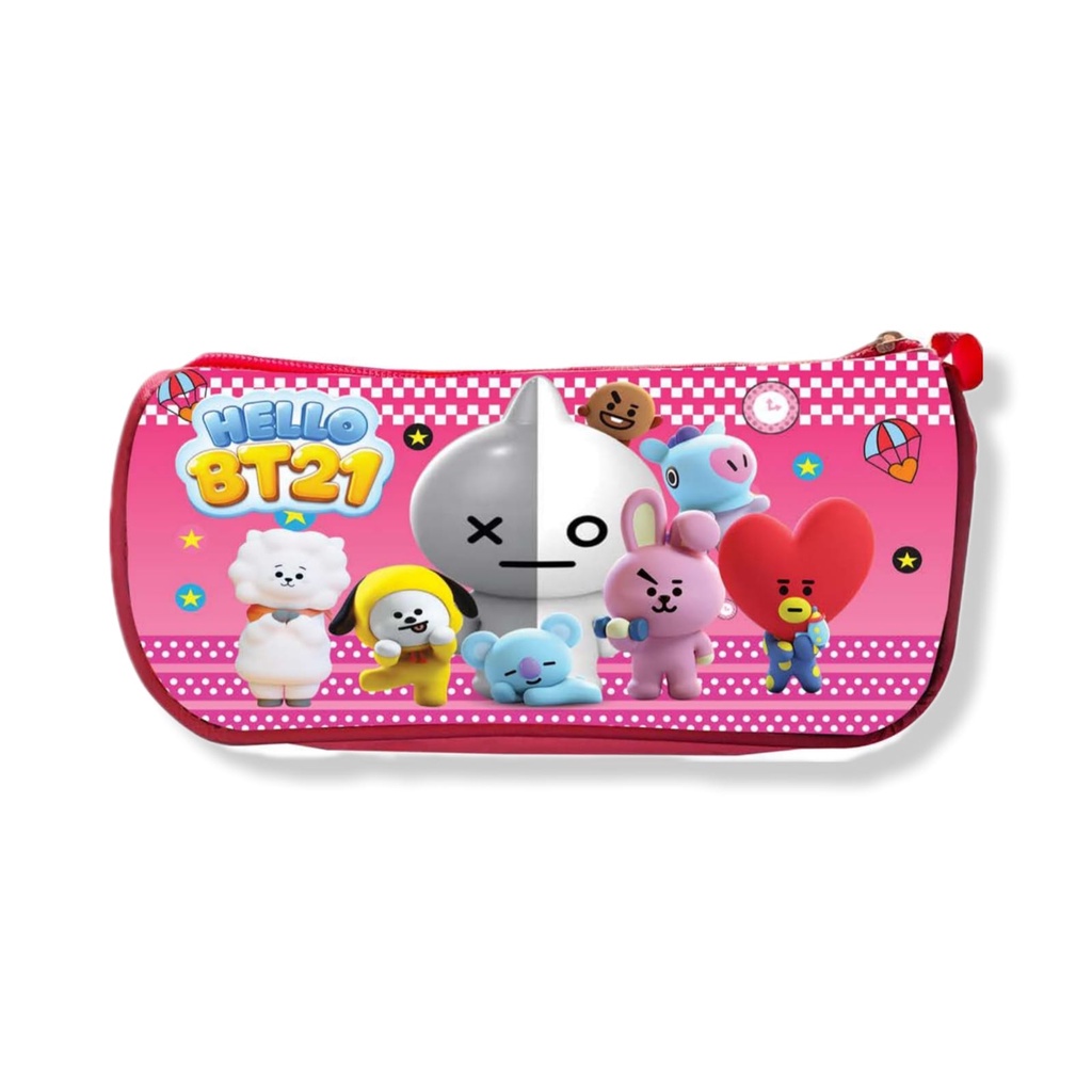 

Tempat Pensil Karakter Bahan Tebal / Tempat pensil Perempuan BTS / Hello Kitty / Uniciorns / my little Pony