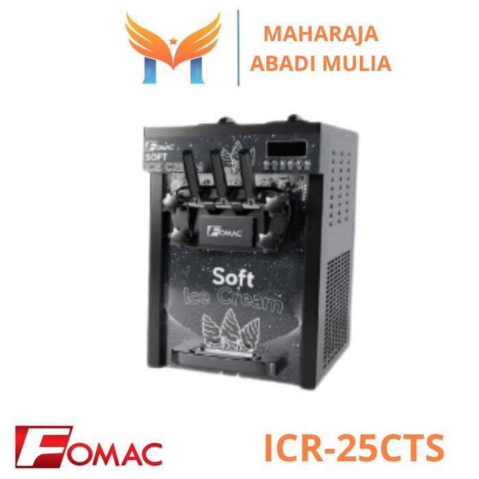 Mesin Es Krim 3 Tuas Fomac ICR-25CTS Mesin Es Krim Table Top Black