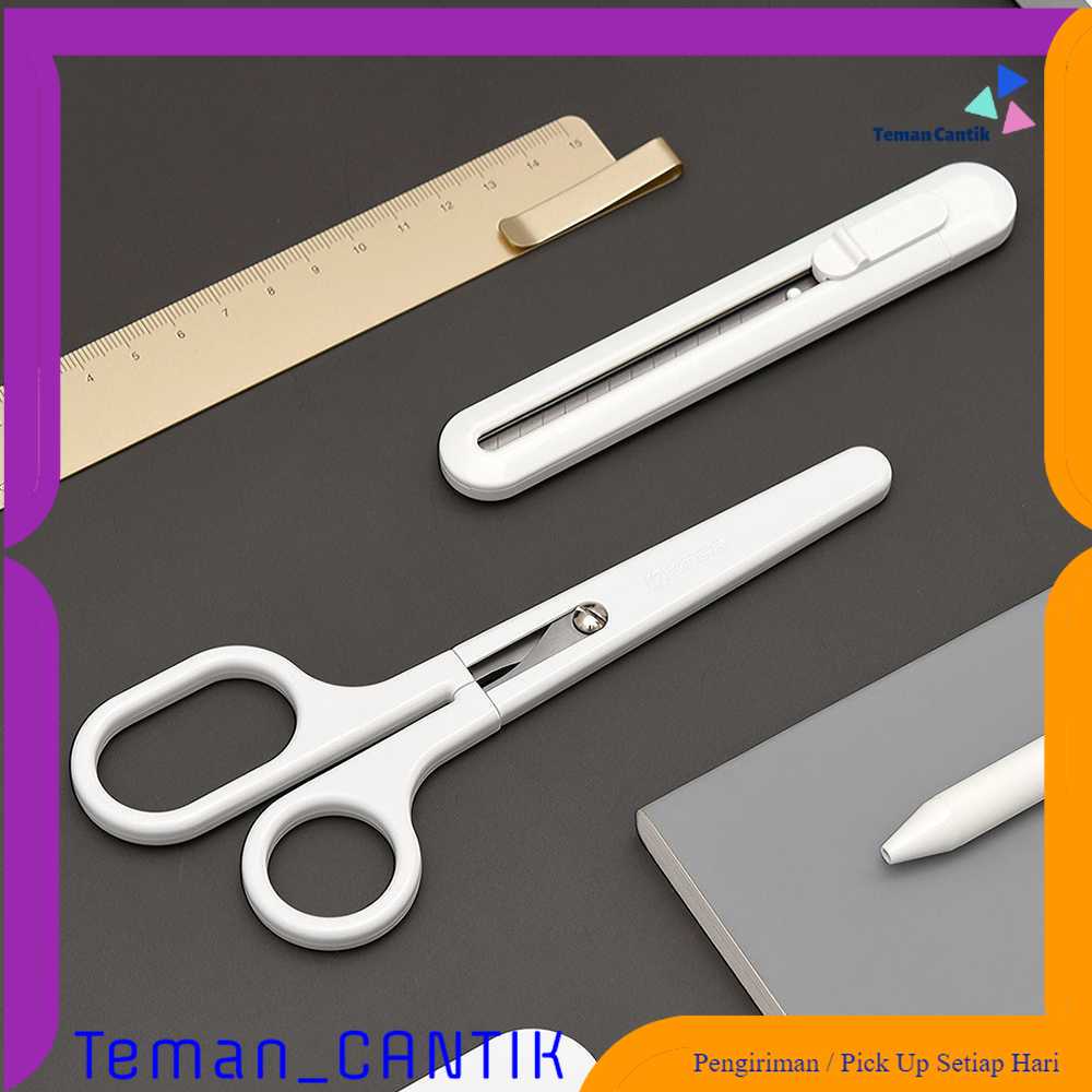 

TC - ATK Kaco LEMO Set Cutter dan Gunting Office Stationery SUS420J2 - K1416