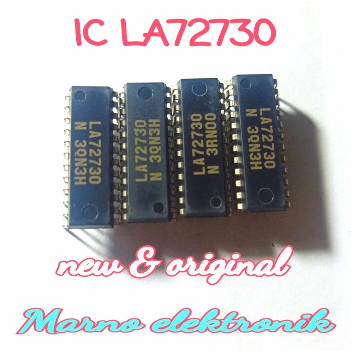 IC LA72730 TV TABUNG CRT LG IC LA 72730 NEW ORIGINAL