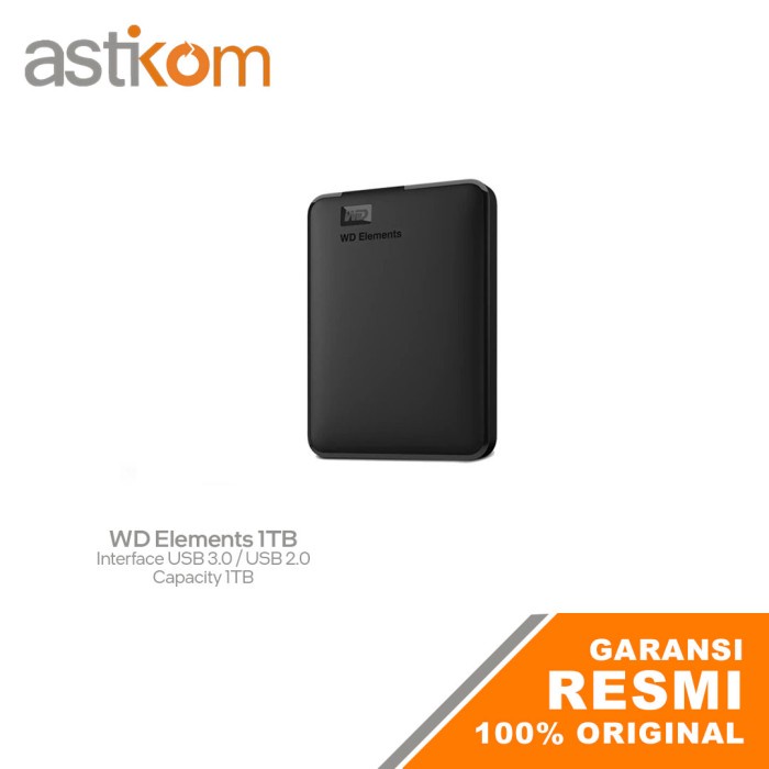 Harddisk External 2,5" WD Elements 1TB