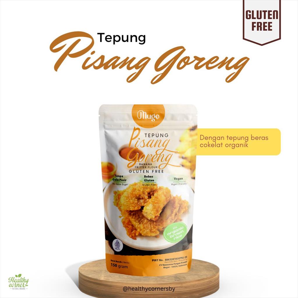 

Mugo - Tepung Pisang Goreng Bebas Gluten 150g ( Gluten Free )