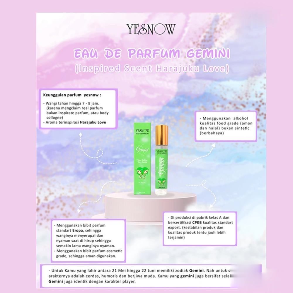 Ratu  YESNOW Your Zodiac In a Bottle 4,5ml | Eau De Parfum | Parfume Roll On | Pewangi Badan | BPOM