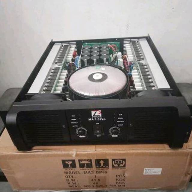 Power Amplifier Pasline MA3.0 Pro1800w Double Elco