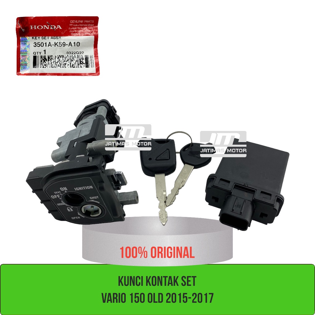Keyset kunci kontak remot set vario 150 old 2015-2017 3501A-K59-A10