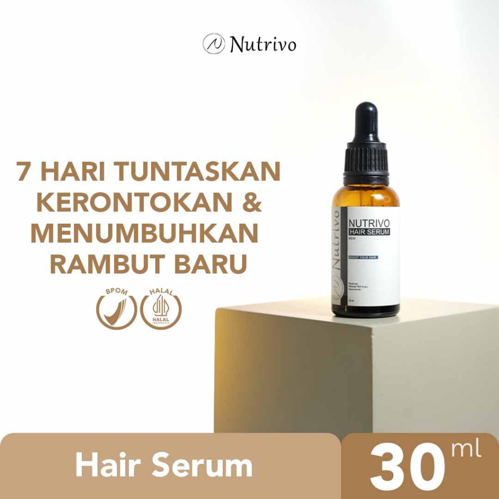 Nutrivo Applicator Serum Rambut Portable Pijat Kepala with Nutrivo Hair Serum Hair Serum Applicator