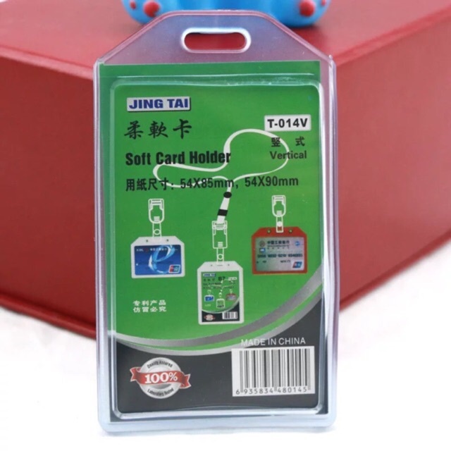 

JING TAI SOFT CARD HOLDER Single T-014V Vertical tingkat