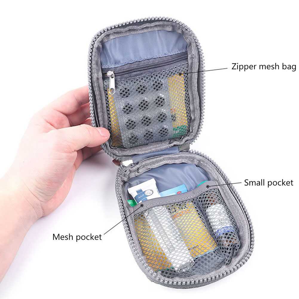 Tas Travel Bag P3K First Aid Kit Organizer Mini Pouch - TB-0623 #VL