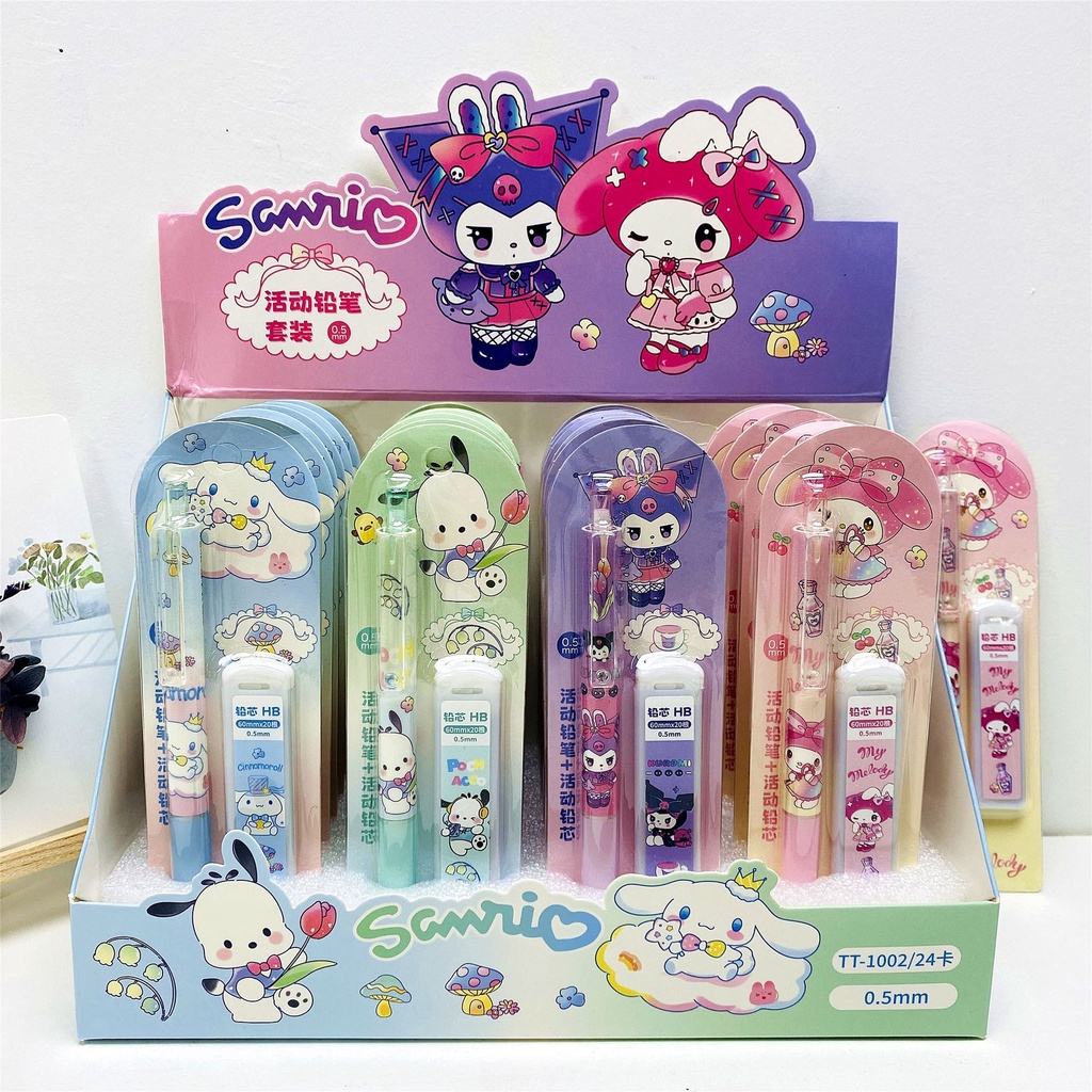 

(Shopping) set pensil mekanik hb sanrio