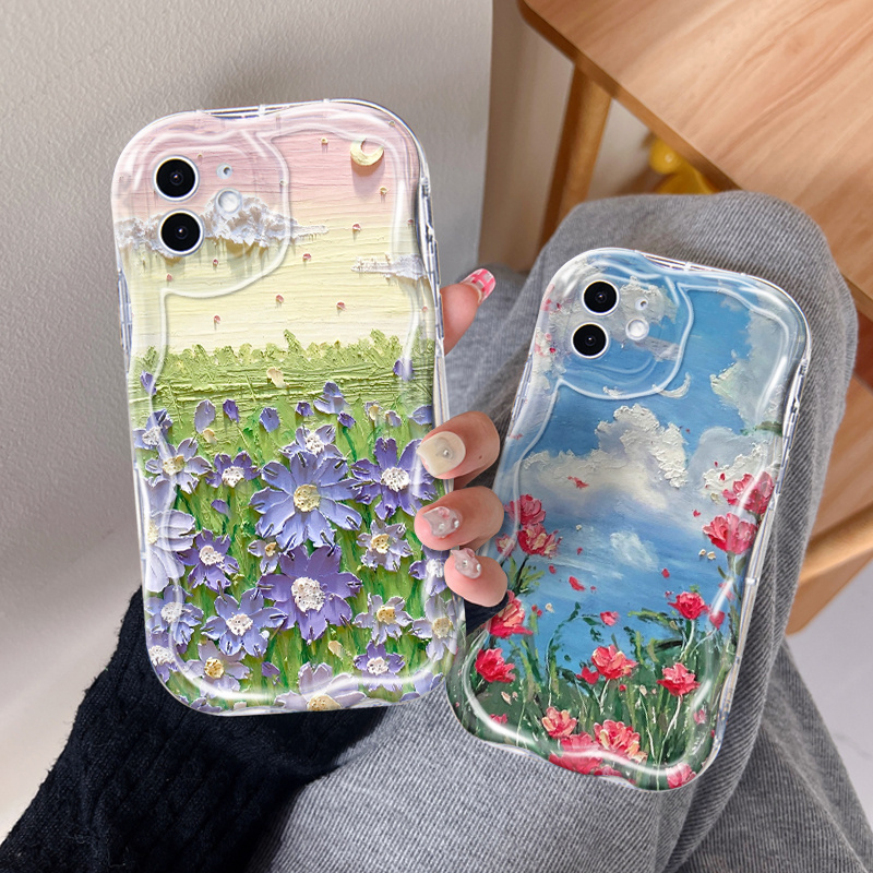 Soft Case  For Vivo Y17S Y17 For Vivoy17s vivi For Vivoy17 vovo 1902 viv0 1901 Casing lukisan lautan