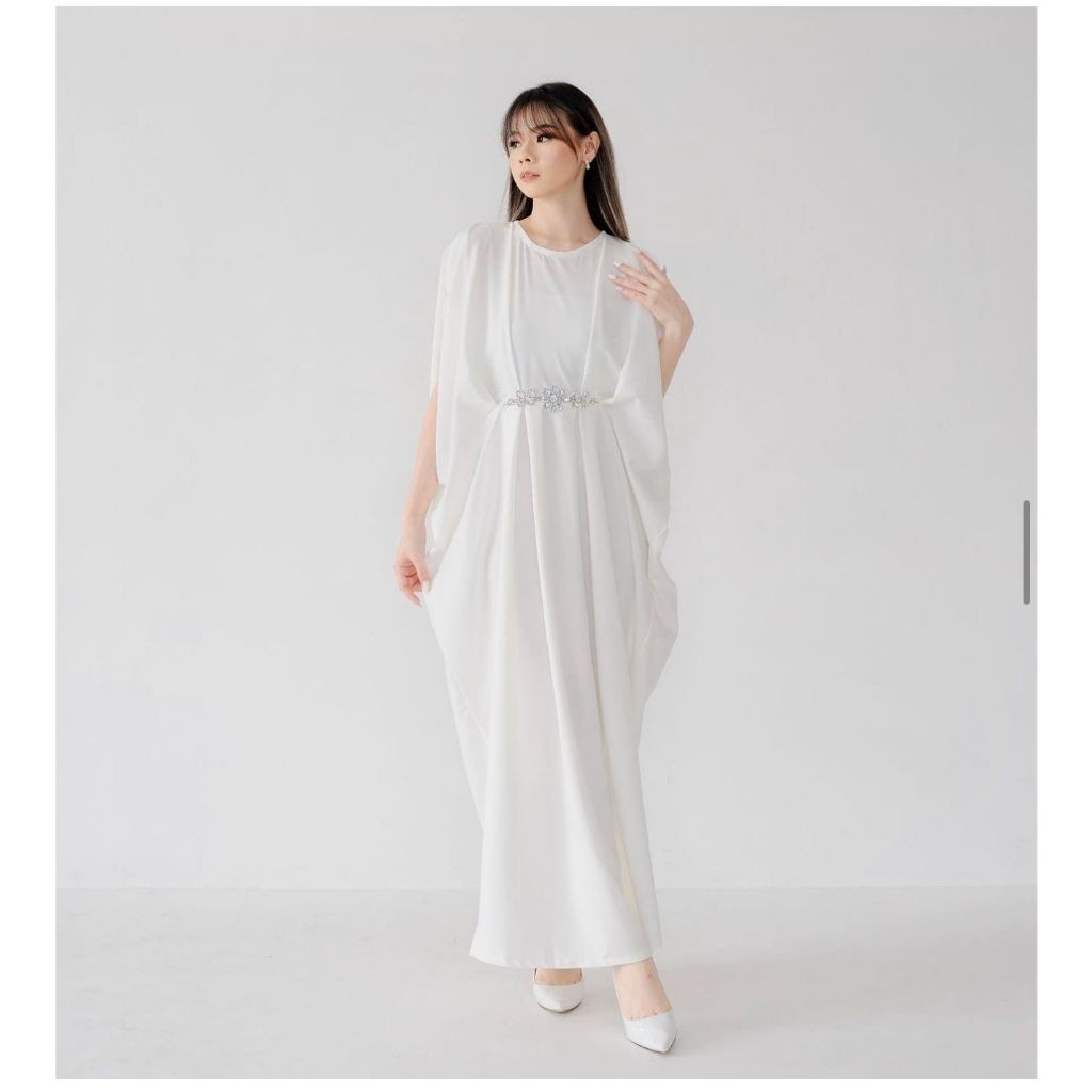 KAFTAN PUTIH / KAFTAN IDUL FITRI LEBARAN
