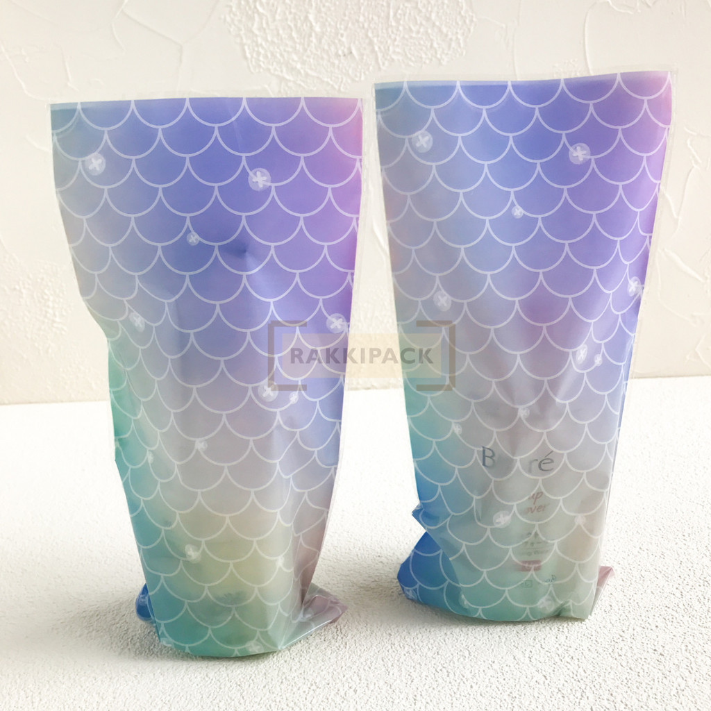 

plastik goodie bag ultah ulang tahun motif mermaid