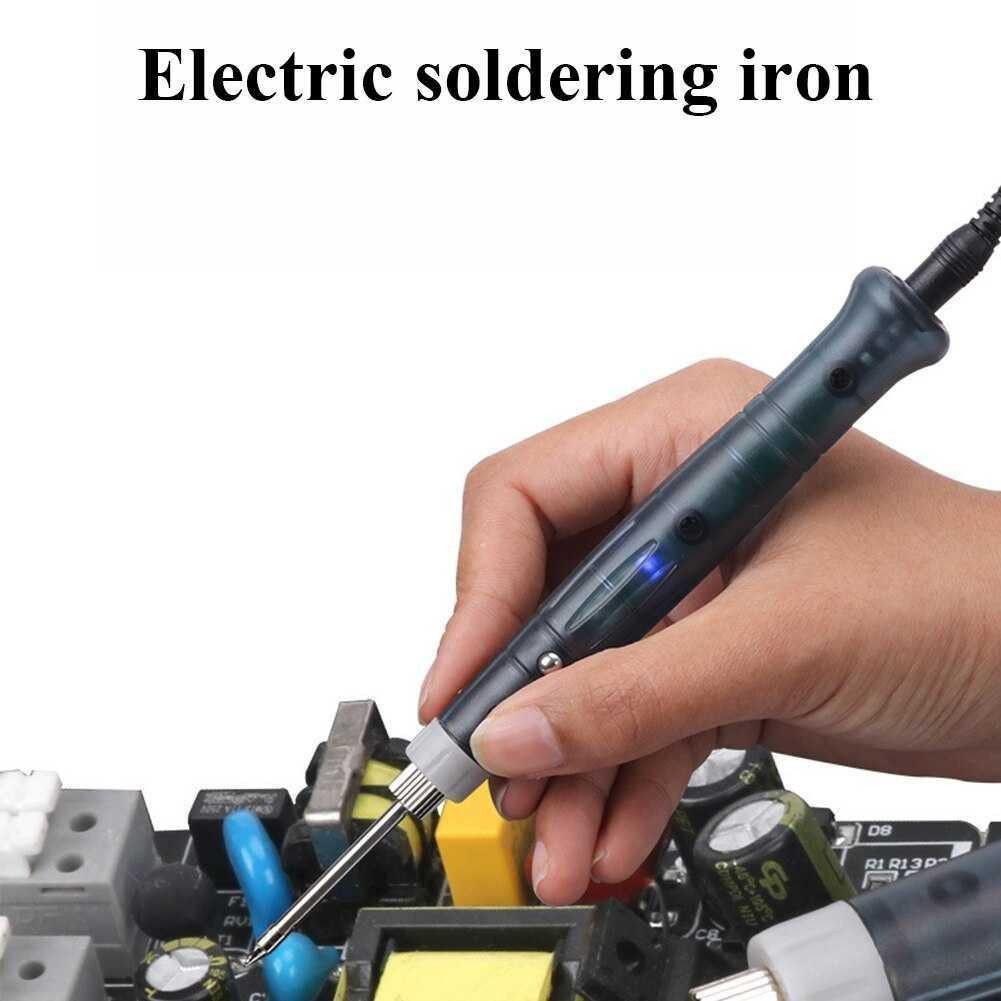 

CuiSu Solder Listrik USB Plug Portable with LED Light Indicator 5V 8W - BT-8U