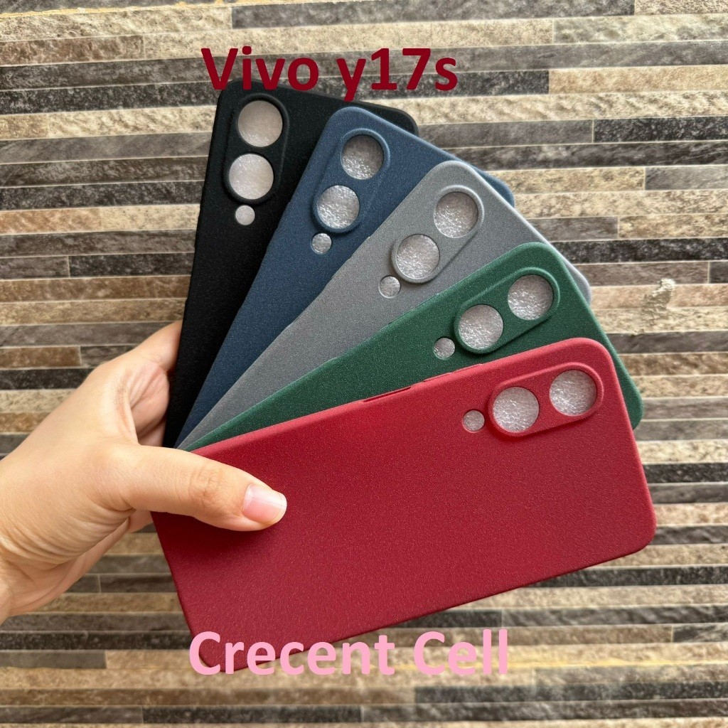 Soft Case Silikon Vivo y17s Matte Silikon Sandstone