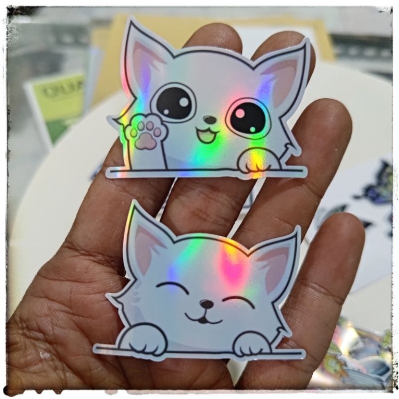 

sticker kucing lucu harga satuan