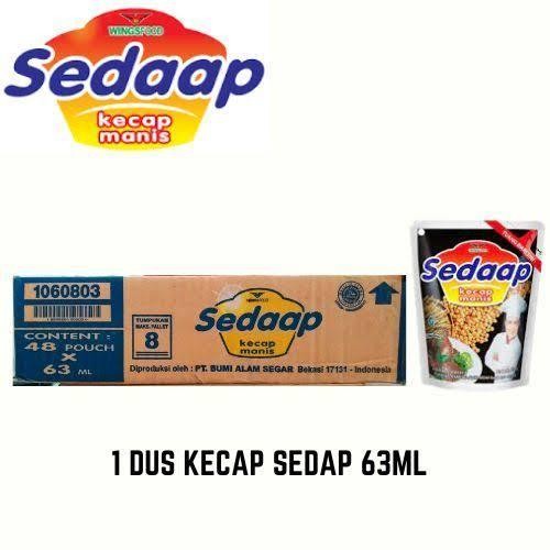 

Kecap Sedaap 2000 1 dus isi 48pcs /63ml