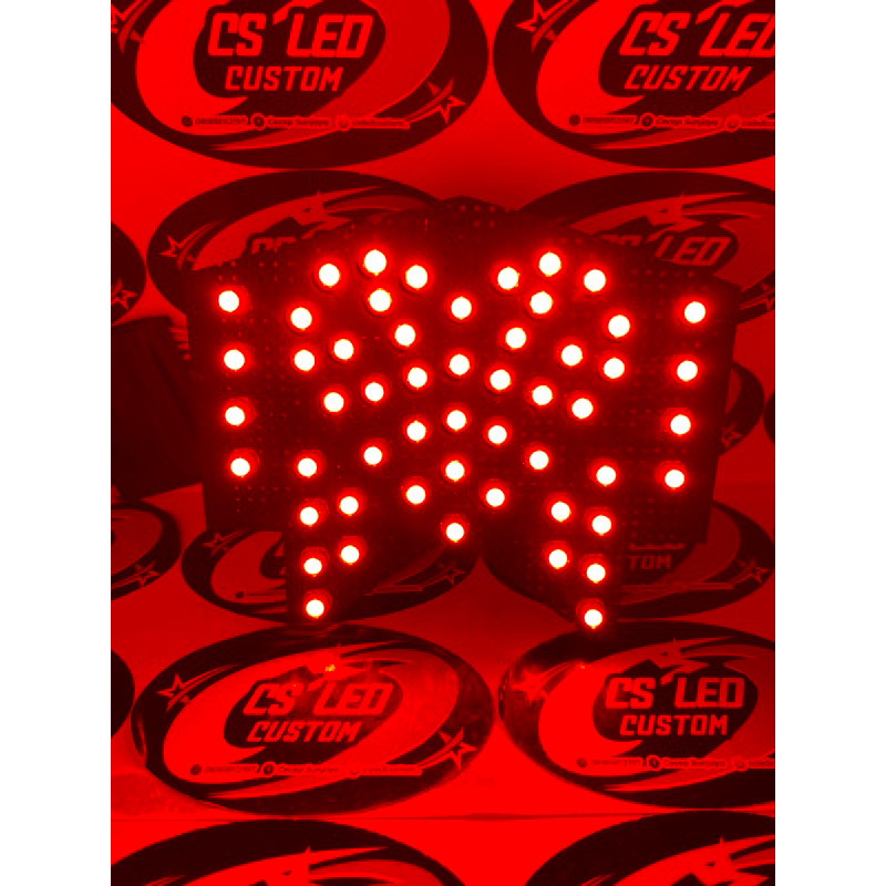 TERLARIS Stoplamp Running Scoopy Karbu Scoopy Lama 2010-2013 10 Mode Auto Model ️ arus senja wajib D